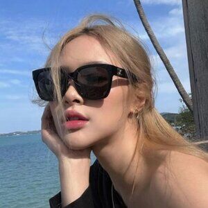 CELINE TRIOMPHE CL 40222F BLACK SUNGLASSES